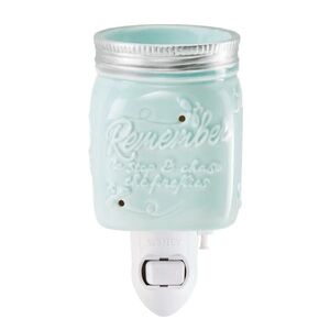 Scentsy Light Blue Jar Wax Warmer